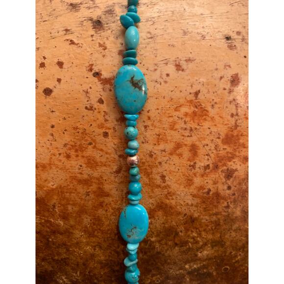 Relios Sterling Silver and Turquoise Necklace - Picture 4 of 5